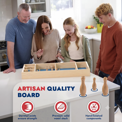 Large Wooden Board Game for Adults & Kids – Family Tabletop Game for Family Night, Indoor & Outdoor Family Entertainment